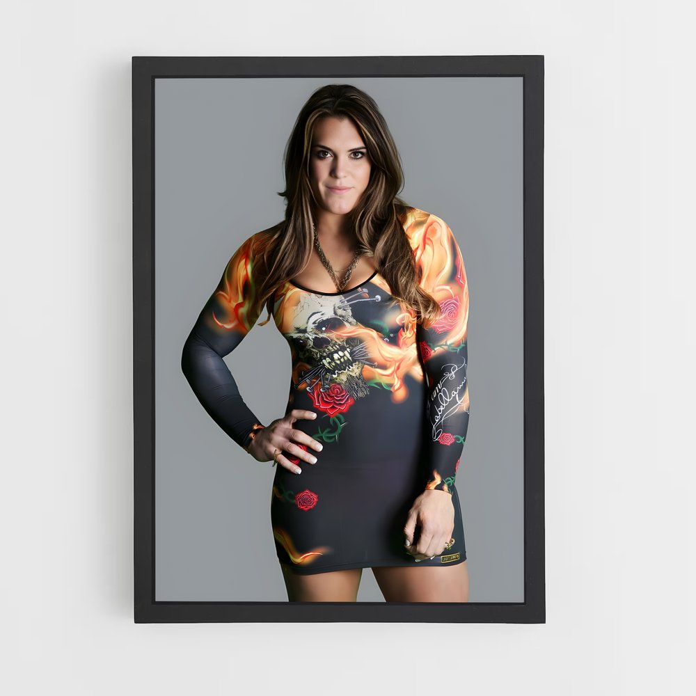 Poster Gabi garcia unicité – affiche Jiu-jitsu brésilien (vue 2)